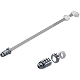 Resim Trade Bazaar Metal Taharet Borusu – 37 cm Oynar Başlıklı Klozet Taharet Çubuğu | Dayanıklı Metal Gövde, Esnek Su 