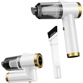 Resim 3in1 Mini Kablosuz Araç Vakum Süpürücü Çok Fonksiyon ,, Usbc Şarjlı 