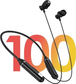 Resim Lucatech Boyundan Askılı Mikrofonlu Bluetooth Kulaklık iPhone 6/7 / 8/11 / 12/13 / 14 Pro Max ile uyumlu 
