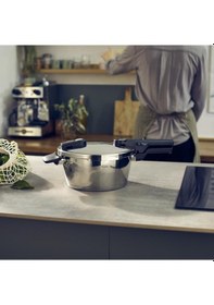 Resim Fissler Vitaquick Elemental Düdüklü Tencere 3,5 Litre Gri 