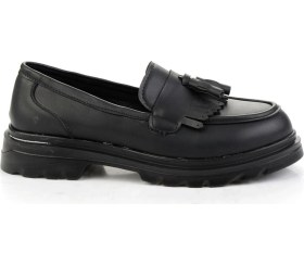 Resim Siyah Kadın Loafer Ayakkabı K01823060809 Siyah 