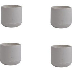 Resim 19 mm Beyaz Pvc Sandalye Ayak Pabucu Sessiz Yumuşak 4 Adet 