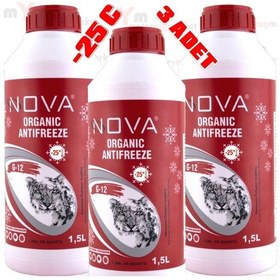 Resim Nova -25 Derece Kırmızı G12 Antifriz 1.5Litre X3 