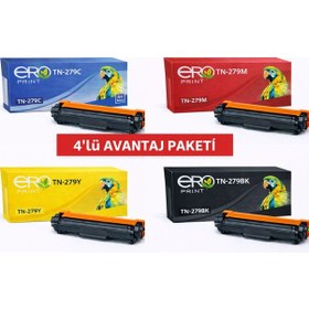 Resim Tn-279 / Brother Hl-l3280cdw İçin 4 Renk Uyumlu Toner Set 