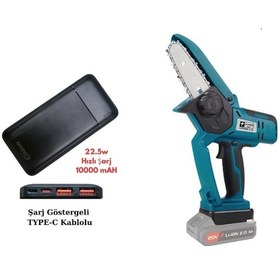 Resim Catpower 4138 Akülü Dal Kesme Makinesi 10 CM Akü Hariç + Ah + Akd 