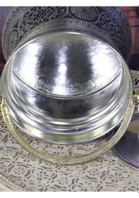 Resim Işlemeli Eskitme Kalaylı Yoğurt Bakır Bakraç 5 L 