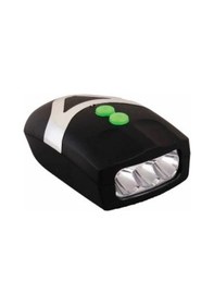 Resim Bisiklet Ön Farı Kornalı Bisiklet Ön Lamba Pilli Piller Dahil Siyah Renkli Siyah 