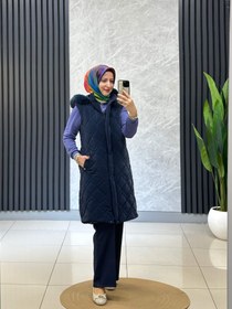 Resim Armine özel dolum yelek - Lacivert / 44 