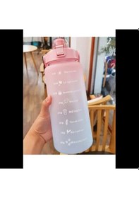 Resim Dodes Günlük Motivasyon Su Matarası 2 Litre Çok Renk 