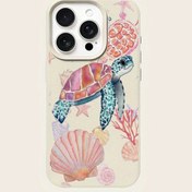 Resim Renkli Kaplumbağa Rüyası Okyanus Canlıları Deseni for iphone 16 Pro Max için Uygun, for Iphone 16 Pro Max/14/16/15/13 Pro/12/11 ile Uyumlu, Dayanıklı Şok Geçirmez Koruyucu Kapak ile Basit ve Çekici 