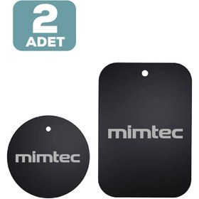 Resim mimtec 2 Adet Araç Içi Telefon Tutucu Mıknatısı Metal Plaka Mıknatıs Tutucular Için Yedek Mıknatıs 