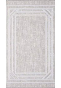 Resim By Özer Halı Bej Renk Krem Bordürlü Modern Stil Artemis Halı Murano 09163e Salon Halısı Çok Renkli 