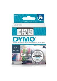 Resim Dymo 53713 S0720930 Beyaz/Siyah D1 Yedek Şerit 24 MM X 7 M 