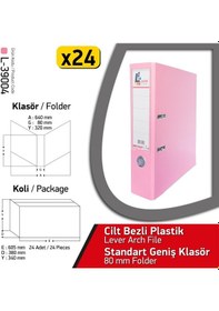 Resim Laçin Klasör Pembe Geniş 24 Adet 1 Koli 