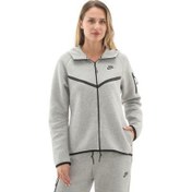 Resim Nike Sportswear Tech Fleece Windrunner Kadın Ceket Gri 