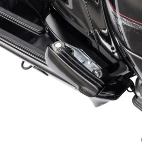 Resim SIP Vespa GTS-GTV Yolcu Ayak Basma Genişletme Aparatı *Parlak Siyah* / SIP 