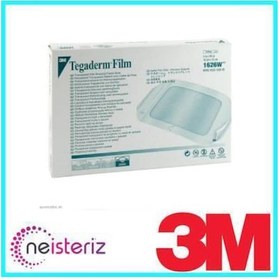Resim 3M Tegaderm 1626W Şeffaf Pu Su Geçirmez Yara Örtüsü 10 CM 50 Adet 
