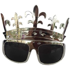 Resim Parti Gözlük Gümüş Kral Taç 