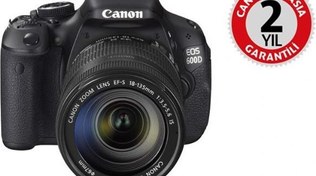 Resim CANON EOS 600D 18-55mm KİT IS FOTOĞRAF MAKİNESI 