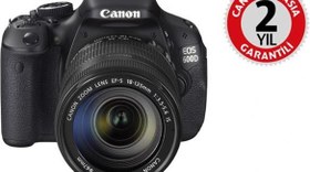 Resim CANON EOS 600D 18-55mm KİT IS FOTOĞRAF MAKİNESI 