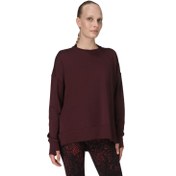 Resim Sweaty Betty After Class Longline Kadın Kırmızı Sweatshirt 