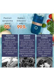 Resim coofbe Bakliyat Meyve Sebze Yıkama ve Dezenfekte Makinesi Su Geçirmez OH-arıtma Tarım İlacı Dezenfek 