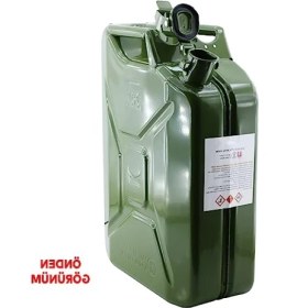 Resim MarkEntegra Metal Benzin Bidonu - 20 Litre Akaryakıt Taşıma ve Depolama 