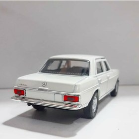 Resim WELLY 1.36 ÖLÇEK WELLY MARKA LİSANSLI MERCEDES BENZ 220 W115 KASA BEYAZ RENK 12 CM 