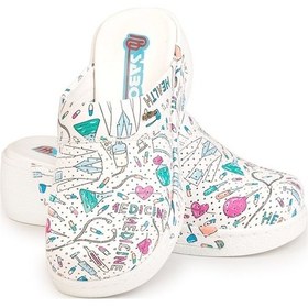 Resim Medikal Desenli Sabo Terlik Çok Renkli 