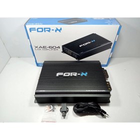 Resim For-X Amfi – 4 X 60 Rms Ses Ve Bass Amfisi – Xae-604 Ab Class Oto Anfi 