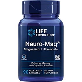 Resim Life Extension Neuro-mag Magnesium L-threonate 90 Vegetarian Capsules 