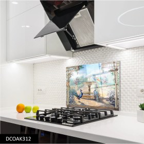 Resim Olinpa Cam Ocak Arkası Koruyucu | Tavuz Kuşu 