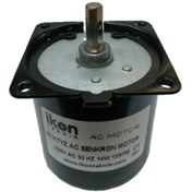 Resim 14W 10Rpm 60Ktyz Ac Senkron Motor 