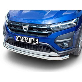 Resim Omsa Dacia Sandero Stepway Texas Ön Koruma Çap:60 Krom 2021 Ve Sonrası 