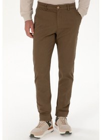 Resim U.s. Polo Assn. Erkek Haki Pantolon Kanvas-chino 50316831-vr027 Haki 