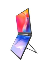 Resim Mobil Katlanıp Taşınılabilir İkili Harici Monitör 15.6\" 1080p Full Hd -126208 