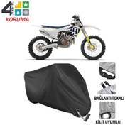 Resim Husqvarna Fc 250 Motosiklet Brandası ( Kilit Uyumlu - Siyah 