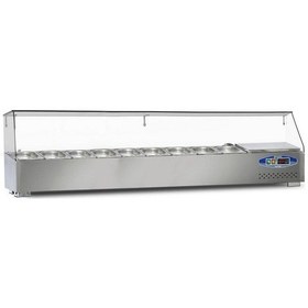 Resim Dampak Soğutmalı Set Üstü Saladbar 10 Küvet 200 X 35 X 40 Cm 