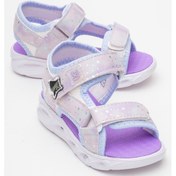 Resim Mnpc Kız Çocuk Mavi Işıklı Anatomik Hafif Günlük Sandalet 25y3s1006756 Mavi 