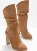 Resim Bambi Taba Süet Kadin Bot & Bootie K02926060402 Bambi