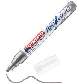 Resim Edding 5100 Orta Uçlu Akrilik Boyama Markörü 2-3 Mm Gümüş 