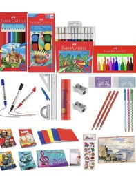 Resim Faber-castell Kırtasiye Set İlkokul 2. 3. 4. Sınıf Tam Set 30 Prç 