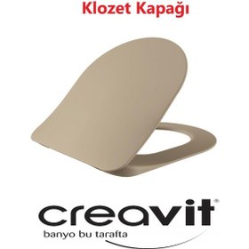 Resim KC0903 Duck Duroplast Amortisörlü Cappucino Mat Klozet Kapağı KC0903.01.0800E 