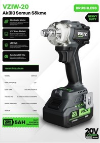 Resim Voltz VZIW-20 Akülü Somun Sökme 