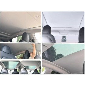 Resim Oled Garaj Tesla JUNİPER Için Uyumlu Elektrikli Tavan Perdesi 2025+ 