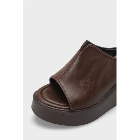 Resim Capone Outfitters Shandee Dolgu Topuklu Kadın Terlik 