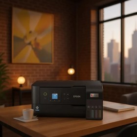 Resim Epson L3560 Meaf Yazıcı - Tarayıcı - Fotokopi Renkli Mürekkep Tanklı Yazıcı Wi-Fi Ekranlı 