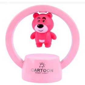 Resim Sensoria Sevimli Ayıcık Tasarımlı Masa Lambası Çocuk Odası Gece Lambası Hediyelik Süs Eşyası Usb Şarj 