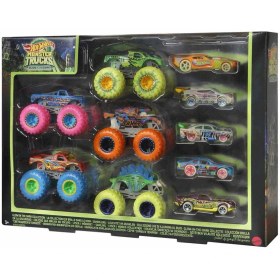 Resim Hot Wheels HCB57 Monster Trucks Karanlıkta Parlayan Araçlar, Hot Wheels Monster Trucks - Mattel 