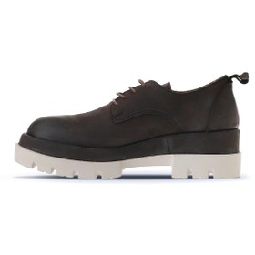 Resim Bueno Shoes Kahverengi Nubuk Kadın Dolgu Topuklu Ayakkabı 01wv2903 